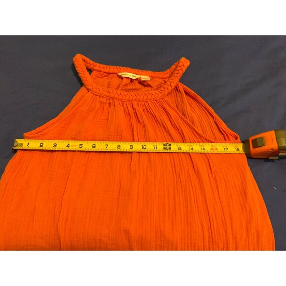 King Universal Women’s Sleeveless Cottage Core Beachy Orange Small - Picture 13 of 16